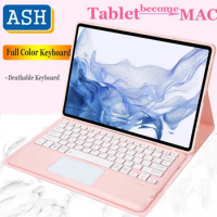 ASH Magic TouchPad Keyboard Case for Lenovo Xiaoxin Pad 2023 11.5 Tab P11 Plus 11.5 P11 Pro 11.2 10.6 Bluetooth Keyboard Cover
