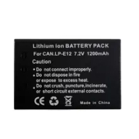 LP-E12 LPE12 Battery for Canon EOS M, Rebel SL1, EOS 100D, EOS M50 M200
