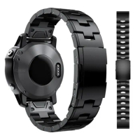 Titanium Metal Strap for Garmin Watch Band 26mm 22mm Fenix 7 6 6x Pro Fenix7x Fenix6x Pro/Fenix5x Alloy Bracelet Accessories