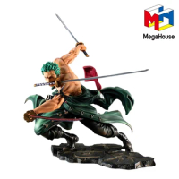 MegaHouse Original POPMAX One Piece Three thousand worlds Roronoa Zoro Anime Model ornament Collection Figure Toy Christmas gift