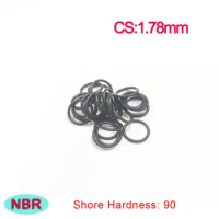 Shore Hardness 90 Degree Thickness CS 1.78mm NBR Rubber O-Rings Seal Rubber Washers Sealing Ring OD*ID*CS AS568 NBR90 DURO