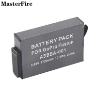For Gopro Go Pro 2720mah ASBBA-001 Replacement Battery For Gopro Fusion VR 360 Degree Batteries Action Camera Accessories