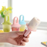 Mini Ice Popsicle Mold Ice Cream Ball Lolly Maker Popsicle Molds Baby Fruit Shake Ice Cream Mold DIY Homemade Ice Pops Mold