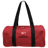 CHANEL 香奈兒 1號紅色山茶花時尚圓筒包(正貨)