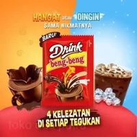 BENG-BENG DRINK 27g [1 RENTENG Isi 10 Sachet] - Minuman Serbuk Cokelat Khas Beng Beng Segar Enak Mur