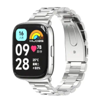 Metal Strap for Redmi Watch 3 Active Smartwatch Correa Wristbands Replacement for Redmi Watch 3 Active Bracelet