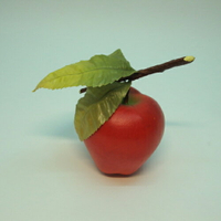 《食物模型》大蘋果(附三葉片) 水果模型 - B1023L
