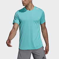 Adidas D4r Tee Men HC9833 男 短袖 T恤 慢跑 訓練 吸濕 排汗 反光 亞洲尺寸 藍綠
