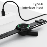 USB C Portable Charger Cable Fast Wireless Charger Type C For Samsung Galaxy Watch 4 44mm 40mm Classic 4 Watch 3 Active 2