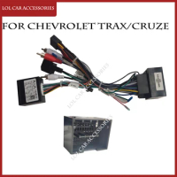 For Chevrolet Cruze / Aveo / Trax 2008-2014 Car Audio GPS Mp5 DVD Player Android Power Cable Canbus Dashboard Wiring Harness