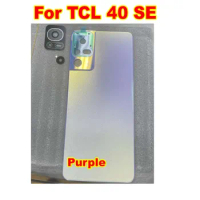 Best Back Battery Cover Housing Rear Case For TCL 40 SE Phone Lid with Adhesive Mobile Shell Replacement