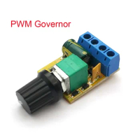 Mini DC Motor PWM Speed Controller 3V 6V 12V 24V 35VDC 90W 5A DC Motor Speed Control Switch LED Dimmer