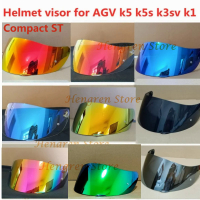 หมวกกันน็อคเลนส์สำหรับ AGV K5 K5S K3SV K1 K1S ขนาดกะทัดรัด ST หมวกกันน็อครถจักรยานยนต์ Visor กระจกโล่อุปกรณ์เสริมรถมอเตอร์ไซด์แว่นตา C Asco
