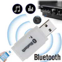 Bluetooth-compatible 4.0+ Wireless USB Receiver AUX Car Audio Adapter Mp3 Player Handsfree Speaker For Android/IOS Car Kit