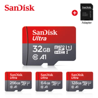 10pcs/lot Sandisk Ultra Micro SD Card Class 10 Memory Card 32GB 64GB 128GB 256GB Flash TF Card cartao de memoria For Phone PC