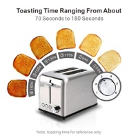 825W Cusimax Bakery Toaster 2/4 Slice Extra Wide Slot Toaster Stainless Steel Bagel Bread Toaster Automatic Toast Bread Machine