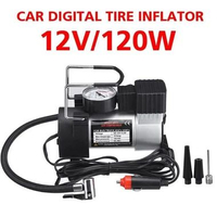 SKY - Kompresor Mini cet heavy duty150 psi dan Adaptor 12v 5A - Pompa Ban Air Compressor DC 12V Kabe