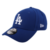 NEW ERA-LA LOGO白繡線中性棒球帽 (藍)