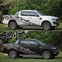 Car sticker FOR Ford ranger body exterior decoration customized fashion sports decal accessories