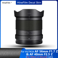 Hinefilm Skin for Viltrox AF40 F2.5 Lens Decal Skins 56mm f1.7 Z Lens Wrap Cover af56 f1.7 Lens Stic