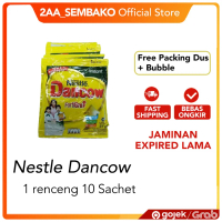 Dancow putih / susu dancow sachet vanila 1 renceng isi 10sachet