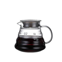 【B&amp;S】附蓋 600ml 雲朵咖啡壺(咖啡壺 咖啡分享壺 分享壺 手沖咖啡 雲朵壺 玻璃壺)