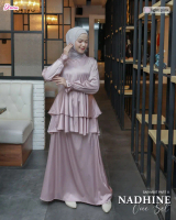 DZEERA - NADHINE ONESET / gamis pesta mewah bahan allure silk premium