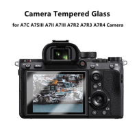 2PCS A6700 A7R5 A7M3 A7M4 Camera Original 9H Camera Tempered Glass LCD Screen Protector for Sony A7C A7SIII A7II A7III A7R3 A7R4