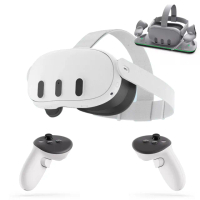 【Meta Quest】Meta Quest 3虛擬實境VR MR一體機日規主機+充電放置架(512G)