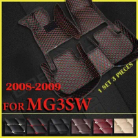 Car Floor Mats For Morris Garages MG3SW 2008 2009 Custom Auto Foot Pads Automobile Carpet Cover Interior Accessories