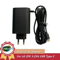Genuine 65W USB Type C 20V 3.25A Portable AC Adapter Fast Power Charger For LG gram 15Z970 17Z90Q 16Z95PD ADT-65FSU-D03-EPK