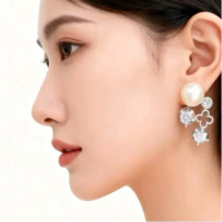 Japanese akoya saltwater pearls, with elegant and versatile style. These petite and exquisite zircon
