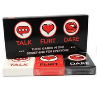 3IN1 GAMES TALK FLIRT DARE COUPLE CARD GAME PERMAINAN KARTU DEWASA