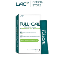 【LAC利維喜】Full-Cal優鎂鈣30包-檸檬口味(膠原蛋白/檸檬酸鈣/維他命D/孕養調理/靈活關鍵)