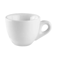 【Pulsiva】Nissa瓷製濃縮咖啡杯 白70ml(義式咖啡杯 午茶杯)