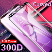 300D Full Cover Protective Glass For Samsung Galaxy S8 S9 Plus Note 8 9 Screen Protector For Samsung S23 S22 S21 Ultra Plus film