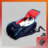 Tas Sport Merauke navy Pria | Tas Futsal | Tas Olahraga | Tas Ransel Multifungsi | Shoes Bag