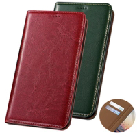 Luxury Booklet Wallet Genuine Leather Phone Case For OPPO Reno 6 Pro Plus/OPPO Reno 6 Pro/OPPO Reno 6 Phone Bag With Card Pocket
