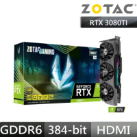 【ZOTAC 索泰】GAMING RTX3080Ti Trinity OC 顯示卡(ZT-A30810J-10P)