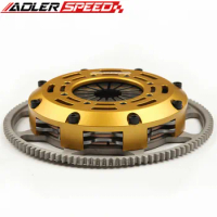 ADLERSPEED Racing Clutch Twin Disc &amp; Super Light Flywheel for Honda GE6 GE8 GK5