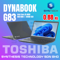 0.8KG SUPER SLIM LIGHT 🔥   NEW MODEL 🔥 USED TOSHIBA DYNABOOK G83 / VC72 TS 🔥 FLIP X360 🔥   CHEAP I5/