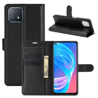 PU Leather Flip Wallet Litchi Pattern Phone Case For Oppo Realme 7 Pro 7i C17 X7 Reno 4 SE 4G F17 5G A15 A72 A73 F17 50Pcs/Lot