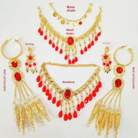 Arabian Accessories 20 Jewelry Sets Indian Dance Performance Belly Dance Arabic Aksesori Costume per