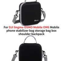 For DJI lingmu OSMO Mobile OM6 Mobile phone stabilizer bag storage bag box shoulder backpack