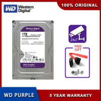 WD Purple 1TB Surveillance Hard Drive Disk SATA III 64M 3.5" HDD HD Harddisk For Security System Video Recorder DVR NVR CCTV