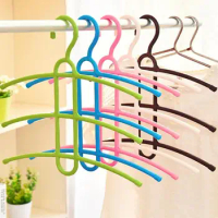 New Plastic Magic Hanger Wardrobe Closet Clothes Coat Organizer Space Saver Home Travel Folding Convenient Storage
