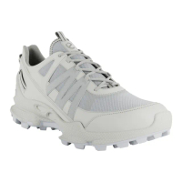 【ecco】BIOM C-TRAIL W 蹤跡健步都會探索防水運動鞋 女鞋(白色/亮白色/灰白色 80325360955)