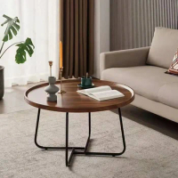 Center Table Nordic Tea Tables Simple Round Coffee Tables Modern Lounge Side Table Round Creative Combination Table