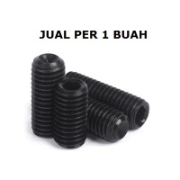 Baut Tanpa Kepala M 12 x 40 mm Baut Kunci L Long Drat Hitam Headless
