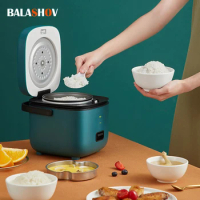 220V 1.2L Cute Mini Rice Cooker Small 1-2 Person Rice Cooker Household Single Kitchen Small Household Appliances WIth Handle
